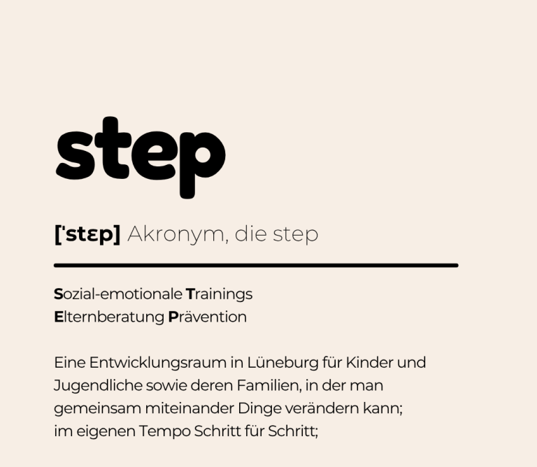 step Definition step Beschreibung im Stile eines Wörterbucheintrags